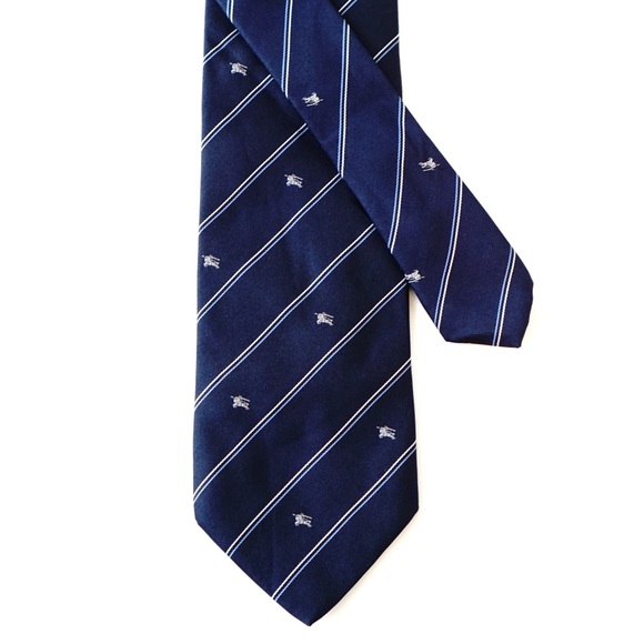 Burberry Logo Monogram Silk Tie - Picture 4 of 4